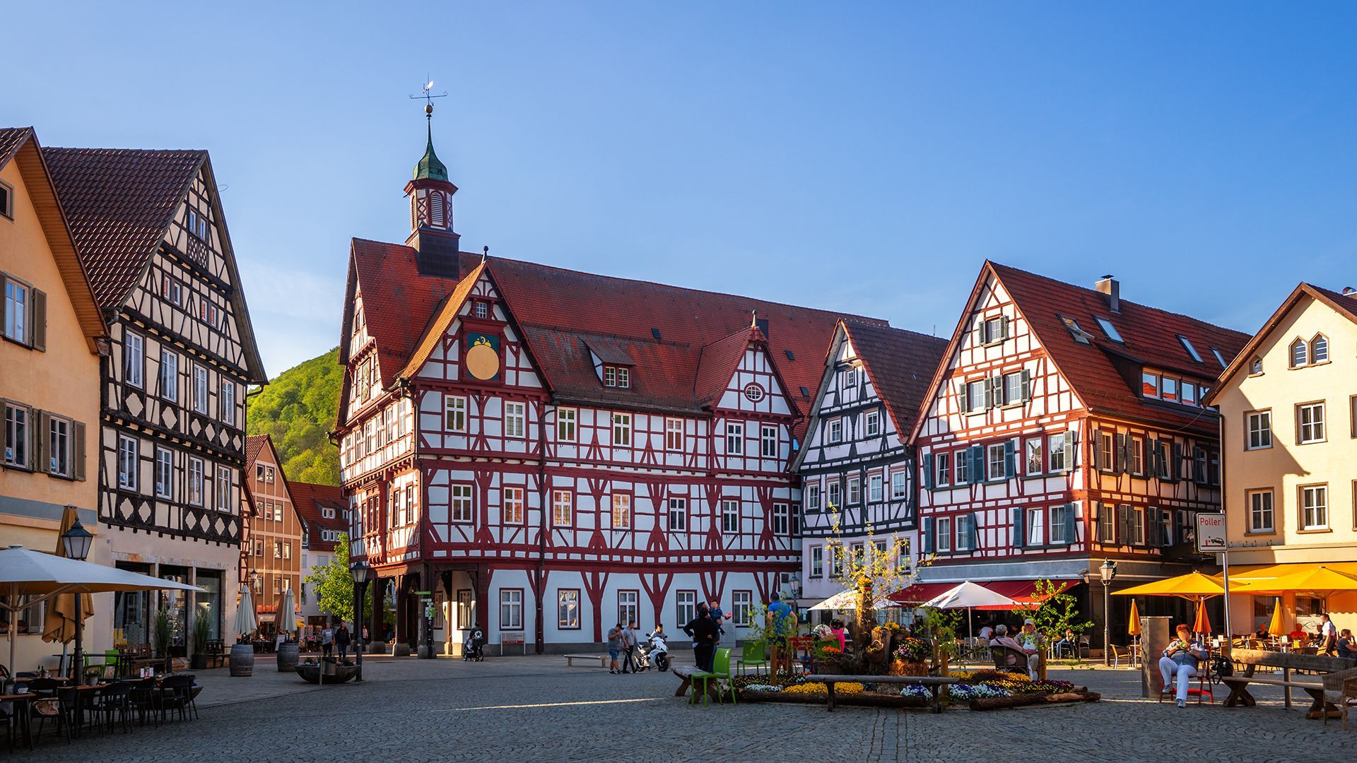 Fachwerkhäuser am Marktplatz